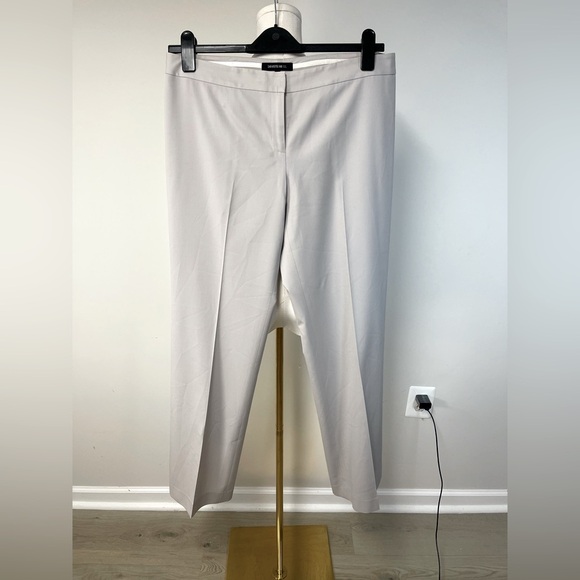 Lafayette 148 Light Gray Wool Dress Pants - Picture 1 of 14